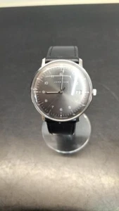 JUNGHANS Max Bill 041/4462.00 Quartz Black Dial 38mm Watch from JP 255283H - Picture 1 of 6