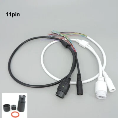 11 core POE IP Camera PCB Module power cable RJ45 DC waterproof 4/5(+) 7/8(-) - Image 1 of 4