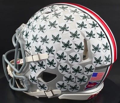 Casco de fútbol americano AUTÉNTICO OHIO STATE BUCKEYES NCAA Riddell Speed tamaño completo Foto 1 de 4