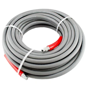 MTM Hydro 29.5216 KobraJet 50' 6,000 PSI Non-Marking Grey Hose w/ Red Covers - Picture 1 of 1