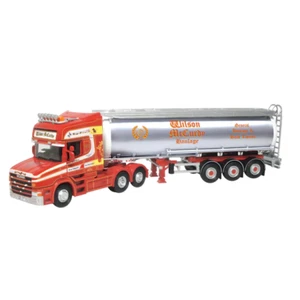 Petrolero cilíndrico Oxford 76TCAB011 Scania cabina en T escala 1:76 - Imagen 1 de 1