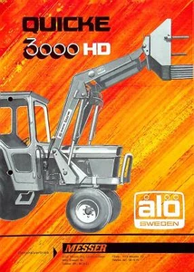 240457) Quicke 3000 HD Frontlader Prospekt 197? - Bild 1 von 1