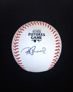 Brennen Davis Iowa Cubs signed handsigniert 2021 Futures Game Baseball Rookie COA - Bild 1 von 1