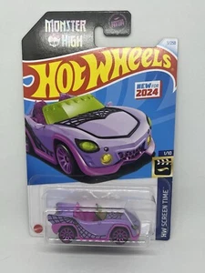 Hot Wheels Monster High Ghoul Mobile 2024 3/250 HW tiempo de pantalla 1/10 nuevo - Imagen 1 de 3