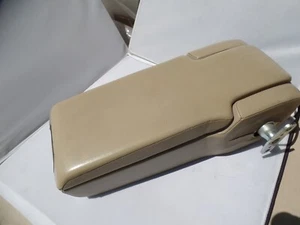 MERCEDES-BENZ W124 1985-96 CONVERT WAGON SEDAN COUPE FRONT CENTER ARMREST TAN - Picture 1 of 10