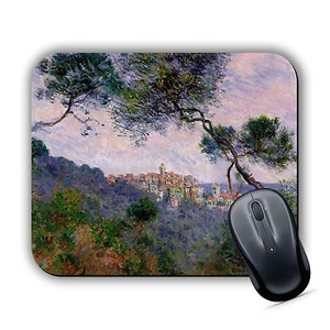 Bordighera Claude Monet Estampado de Alta Calidad Suave RATÓN Almohadilla Arte Clásico Regalo - Imagen 1 de 3