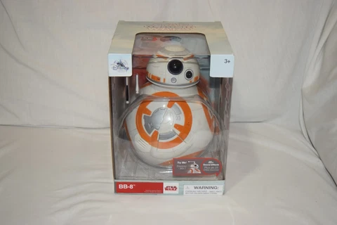 DISNEY STORE NEW Star Wars BB-8 Talking Droid toy 25+ sound effects - Sealed Cover