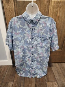 Original Weatherproof Vintage Shirt Short Sleeve Button Down Floral Medium - Picture 1 of 5
