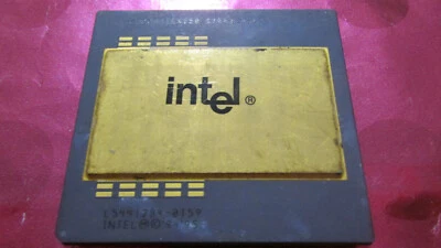 Vintage INTEL Pentium-Pro 150MHz KB80521EX150 SY002 CPU/Processor Gold Old-Logo - Image 1 of 4