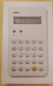 New Supreme New York X Braun ET66 White Calculator Slider Original FW15 2015 B2 - Bild 1 von 12