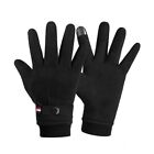 Thick Leather Gloves-Windproof Guantes Anti Slip Suede Warm Cashmere Men Fashion