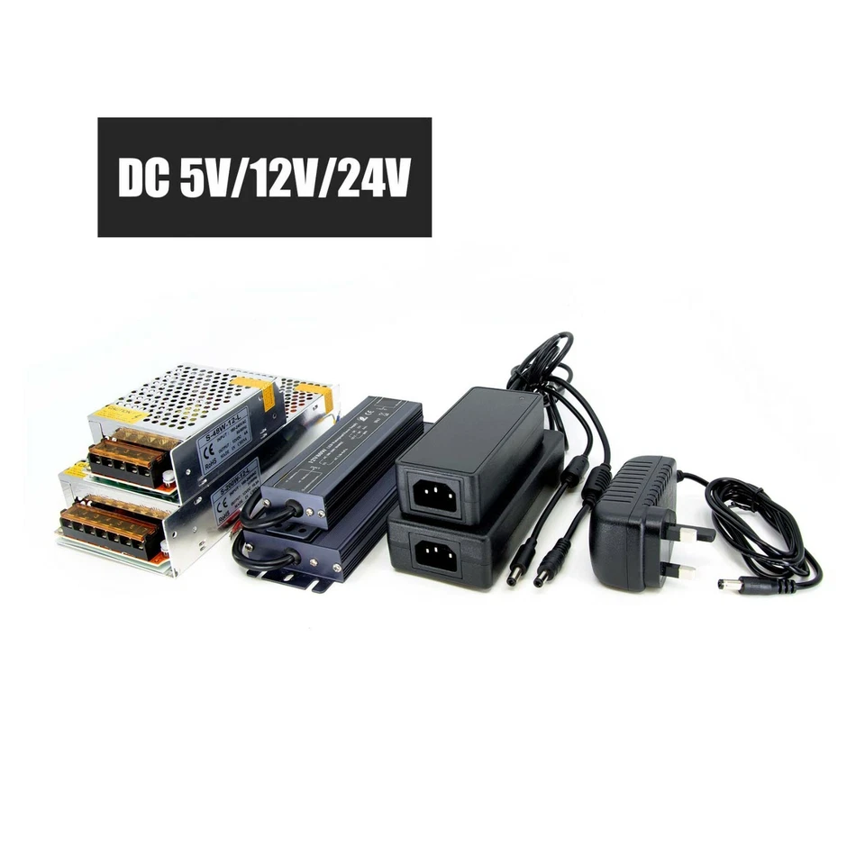 LED Transformer/Power Supply/Adaptor/Driver 5V/12V/24V 24W-360W DIY Lighting LED - Image 1 of 1