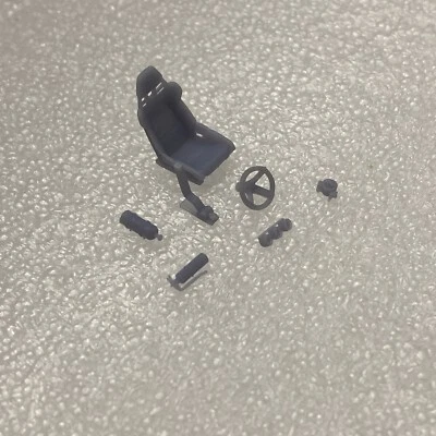 1/64 压铸内部零件适用于 Hotwheels Customs 3d 树脂印刷。 — 第 1/4 张图片