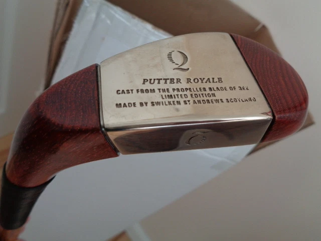 Swilken of St Andrews Royale QE2 putter  collectors piece in pristine condition - Image 1 of 4