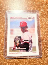 1991 Line Drive AAA Baseball #462 Mike Mussina Rochester Red Wings