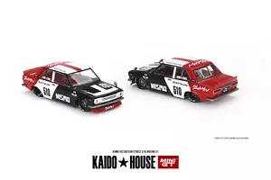 (In stock) Mini GT x Kaido 1/64 Datsun Street 510 Racing V1 Modellino di auto pressofusa - Foto 1 di 5