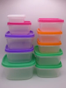 Micro contenedores de almacenamiento / tazas medidoras - plástico - juego de 10 - Imagen 1 de 7
