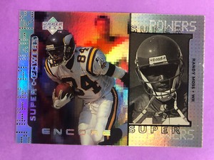 RANDY MOSS 1998 Upper Deck Encore Super Powers #S5 Minnesota Vikings Rc