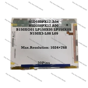 HSD150PX17-A04 HSD150PX17 A00 fit B150XG01 LP150X05 LP150X09 N150X3-L08 L09 - Bild 1 von 1
