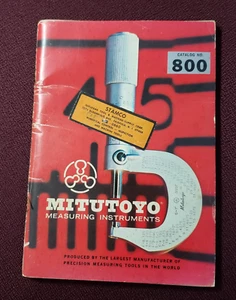 Mitutoyo Messgeräte Werkzeuge Katalog 800 1971 Japan Stamco - Bild 1 von 9