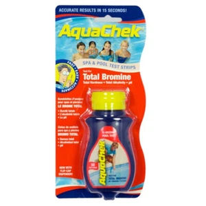 AquaChek Red Bromine Test Strips Pool & Spa Hot Tub  pH Alkalinity 521252 50 ct - Picture 1 of 3