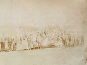 WW1 PRIMA GUERRA MONDIALE AVIAZIONE AERONAUTICA MILITARE AEREO ABBATTUTO - Picture 1 of 3