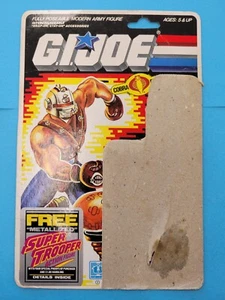 Vintage 1987 G.I. Joe BIG BOA v1 Full UNCUT File Card Back GI Cobra GIJoe ARAH - Picture 1 of 2