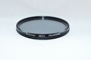 Vivitar 58 mm Polarizing "Thin" Screw-In Filter Made in Japan. (V-163)