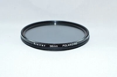 Vivitar 58 mm Polarizing "Thin" Screw-In Filter Made in Japan. (V-163) - Image 1 of 3
