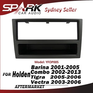 SP Single DIN Fascia Kit Facia Dash With Pocket Case For Holden Vectra 2003-2006 - Picture 1 of 1