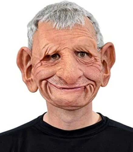 Zagone Studios "Papa" Quality Realistic Soft Flexible Moving Mouth Old Man Mask - Image 1 of 3