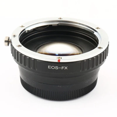 0.72x Focal Reducer Speed Booster Canon EOS EF lens to Fujifilm FX PRO Adapter - Image 1 of 3