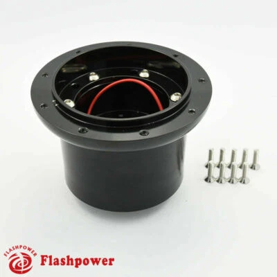 Flashpower Steering Wheel Adapter Boss Kit MG MGB GT Roadster Black - Image 1 of 4