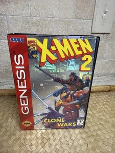 X-Men 2 Clone Wars Sega Genesis Complete Excellent Condition - Picture 1 of 10