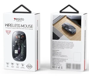 2.4G+BT  Wireless Slim USB Rechargeable Mouse Optical Sensor 3DPI Mode PC Laptop - Picture 1 of 10