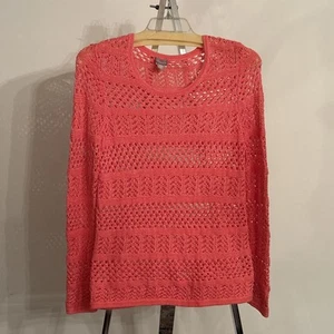 Rosa Pullover von Chico’s. Größe 3 (XL). Cut Out - Bild 1 von 6