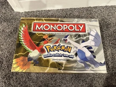 Monopoly Pokemon Johto Edition (Hasbro, 2016) Board Game 100% Complete - Image 1 of 4