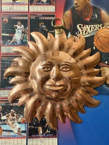 Vintage ODI Kupfer Sonne Wandbehang Bauernhaus Deko - Bild 1 von 1