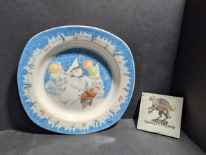Piattino Coalport Characters The Snowman 2002 porcellana Natale porcelain piatto - Foto 1 di 4