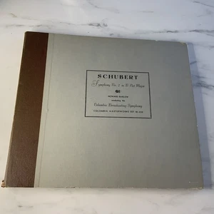 Schubert Symphony No.2 in B Flat Major, Howard Burlow, 78 rpm Album(3), V+ - Picture 1 of 13