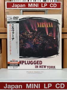 NIRVANA. Unplugged in New York Japan mini lp CD con OBI + DVD New .Sealed - Bild 1 von 1