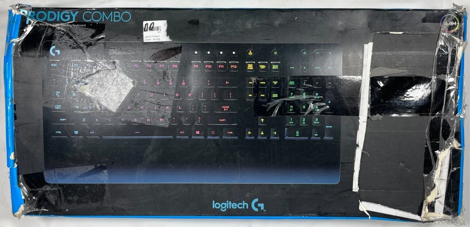 LG G213 Prodigy Combo Wired Keyboard with Mouse - BOX DAMAGE - Image 1 of 4