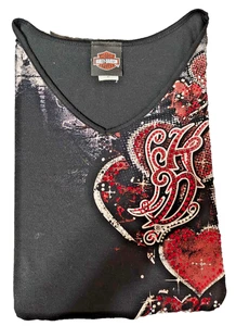 Pullover Harley Davidson para mujer manga larga con recortes de manga larga talla XL - Imagen 1 de 7