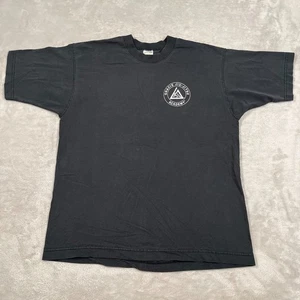 Camisa De Colección Gracie Jiu Jitsu Academy Para Hombres Grande Negra BJJ Hecha en EE. UU. Desteñida - Imagen 1 de 10
