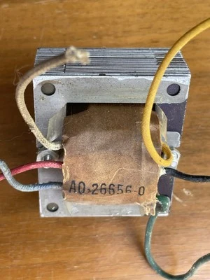 Transformador de salida de órgano Hammond S-6 1955 vintage AO-26656-0 20936-2 6V6 12AU7 Foto 1 de 4
