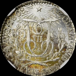 FINEST @ PCGS & NGC MS66 1808 FERDINAND VII PROCLAMATION SILVER MEDAL HERRERA-4 - Picture 1 of 5