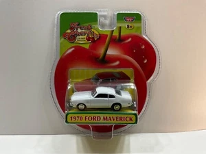 MOTOR MAX FRESH CHERRIES 1/64 SCALE 1970 FORD MAVERICK - WHITE - NEW IN PACKAGE! - Picture 1 of 10