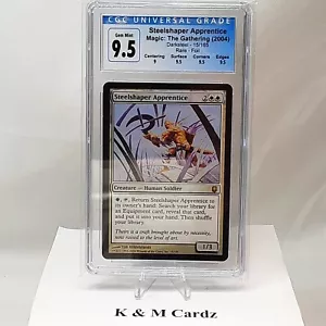 MTG - Darksteel - Steelshaper Apprentice - Foil - Graded - CGC 9.5 - Picture 1 of 7