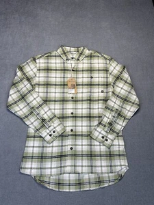 Duck Camp Shirt Men’s Medium Spartina Green Button Up Long Sleeve Flannel - Picture 1 of 14