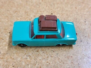 Vintage MATCHBOX LESNEY #56 FIAT 1500 Turquoise Diecast Toy Car - Picture 1 of 5